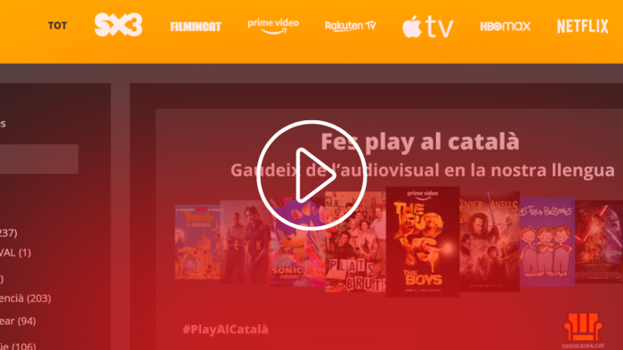 desdelsofà.cat, el cercador per trobar contingut audiovisual en català a les plataformes