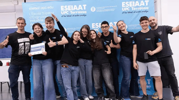 Un satèl·lit escolar porta Forat Engineering a guanyar el CanSat i mirar cap a Europa