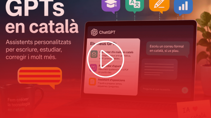 Els nous assistents en català dins de ChatGPT