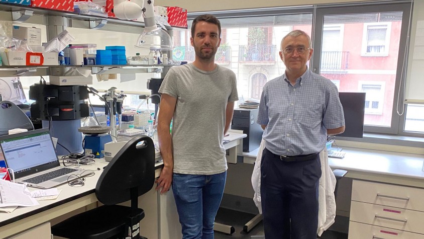 Ferran Nadeu i Elias Campo, autors de l'estudi de l'IgCaller