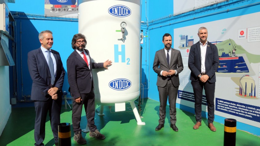 La planta de generació d'hidrogen té una capacitat de 3.600 metres cúbics per any d'hidrogen