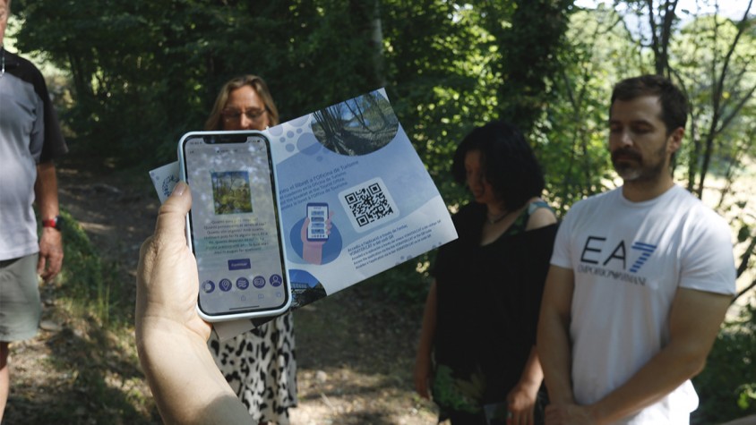L'app ajuda els visitants a conèixer l'entorn del Ripollès i a desconnectar durant la visita