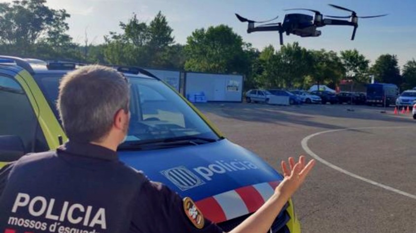 La Unitat central de Vehicles Aeris no Tripulats ha realitzat enguany un total de vuit controls gràcies a l'ús de drons