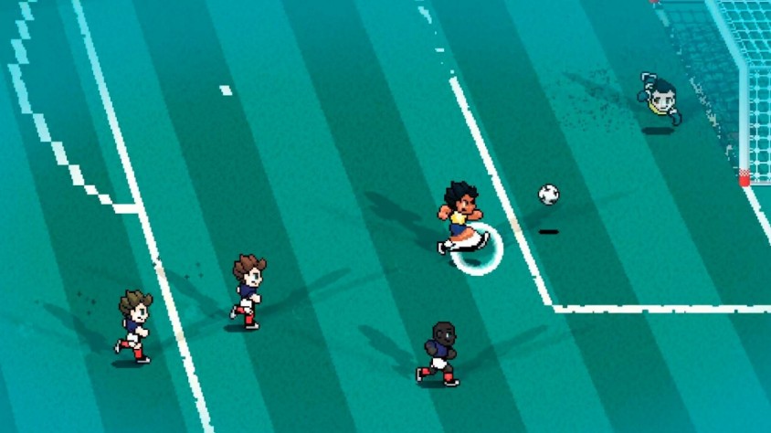 'Pixel Cup Soccer' retorna a una concepció del futbol més arcade i pròxima als jocs de rol, on entrenes els jugadors perquè millorin les habilitats