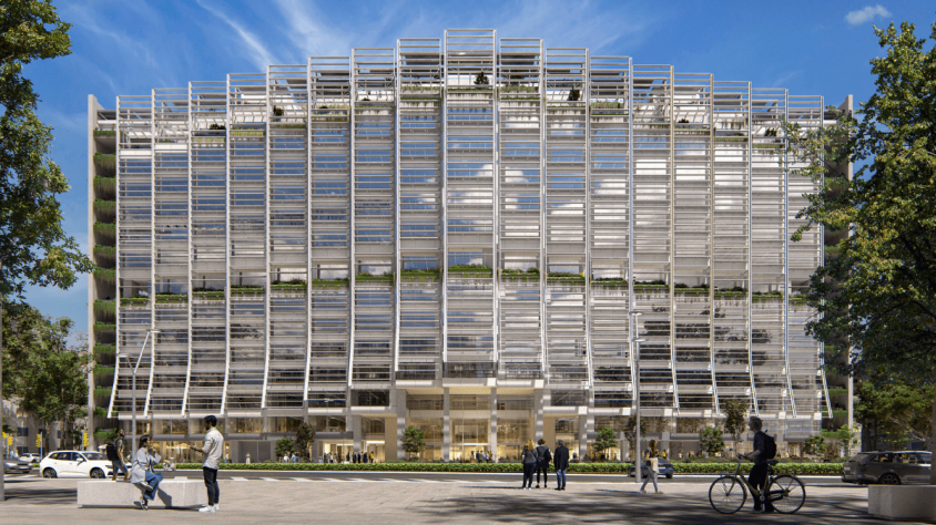 L'edifici Estel canviarà radicalment la seva fesomia quan acabin les obres a principis de l'any vinent