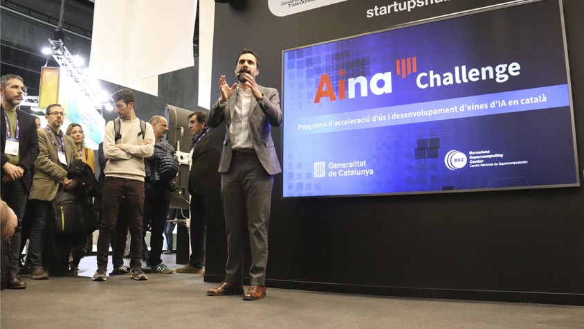 La Generalitat presenta Aina Challenge, el concurs per captar projectes d'IA que impulsin el català a través dels models lingüístics d'Aina