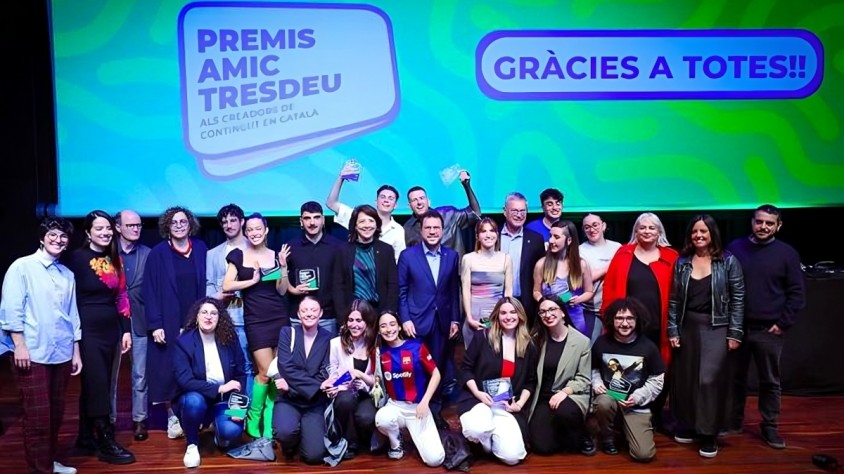 La primera edició dels premis Premis AMIC-Tresdeu ha reconegut 13 creadors de contingut en català