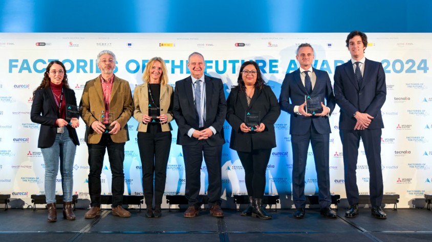 La 8a edició dels Factories of the Future Awards han premiat García Carrión, THEKER Robotics, Almirall, GHI Smart Furnaces i l'ITI