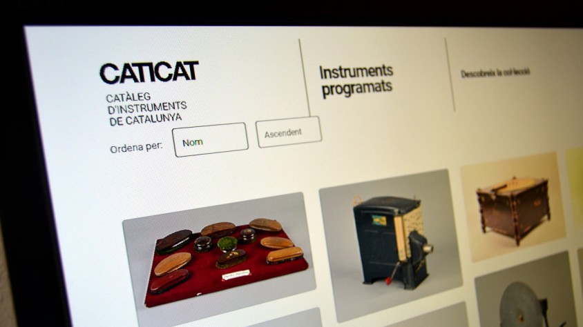 Els instruments del CATICAT es poden filtrar per museu o per família musical
