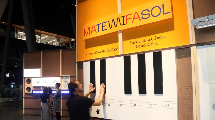 L'exposició 'MateMiFaSol' es podrà visitar entre el 10 de juliol i el 12 de gener al CosmoCaixa de Barcelona