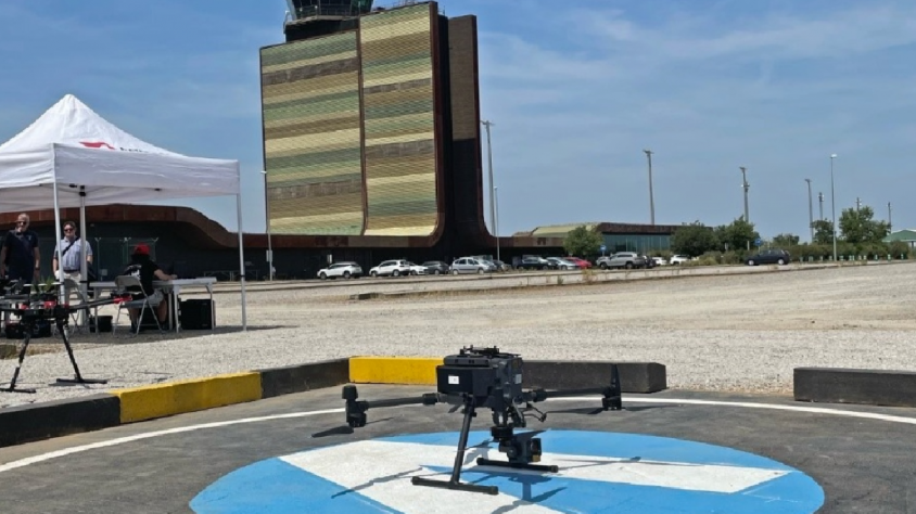 Un dels espais del projecte és el nou vertiport experimental que s'utilitzarà per a drones petits i mitjans