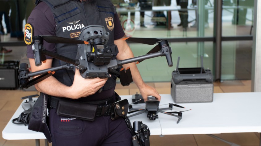 La unitat UDRON dels Mossos d'Esquadra gestiona una flota de 24 drons de diferents models, cadascun amb una funció concreta