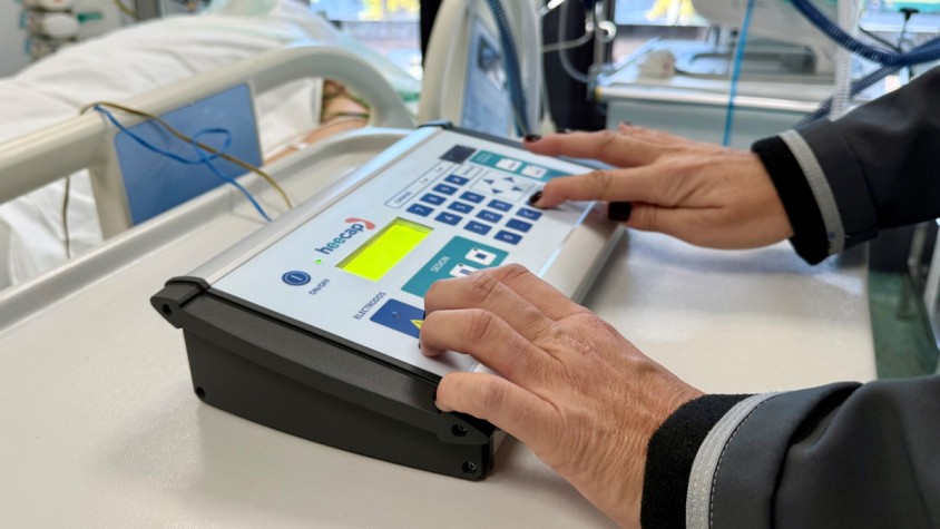 Heecap ha posat en marxa un assaig clínic a la UCI de l’Hospital Parc Taulí de Sabadell per comprovar l’efectivitat del dispositiu en pacients reals