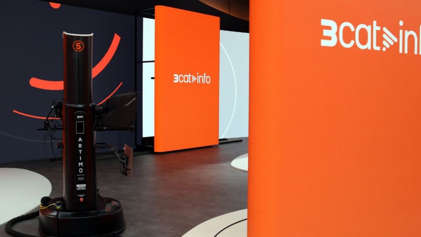 El nou plató d’informatius de 3Cat incorpora tecnologia pionera i una imatge renovada