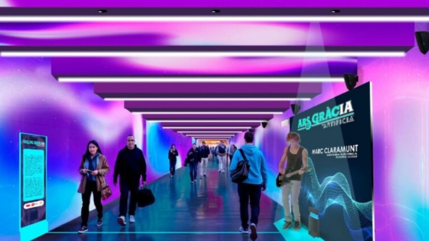 Artificia serà l’encarregada de liderar el projecte que integrarà patrons sonors, visuals i batecs lumínics canviants mentre es recorre el passadís