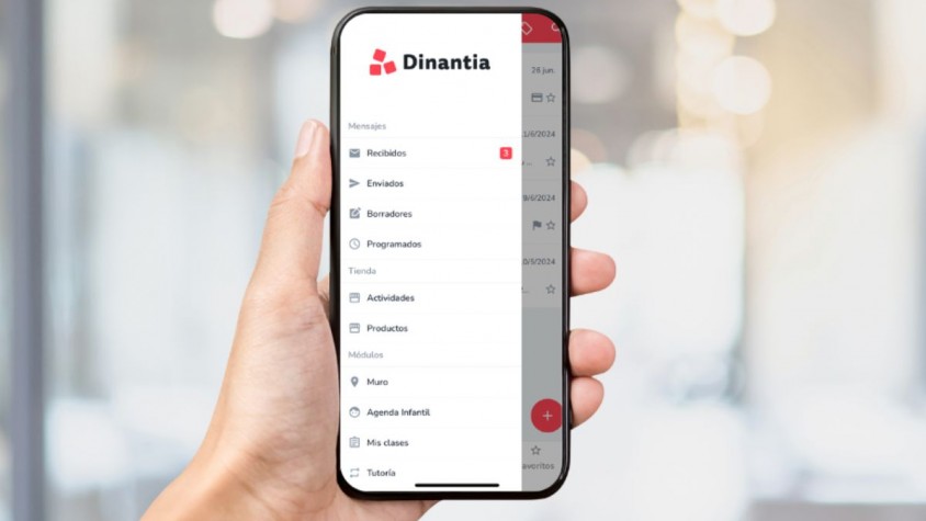 L’app de Dinantia, present a més de 800 escoles, permet als centres configurar i activar les funcionalitats segons el seu dia a dia