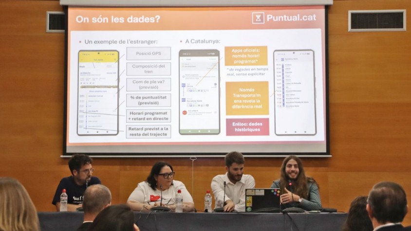 Puntual.cat, que ja es troba operatiu i està disponible de manera oberta i gratuïta als usuaris, permet escollir l’estació d’origen i destí i l’hora d’arribada desitjada