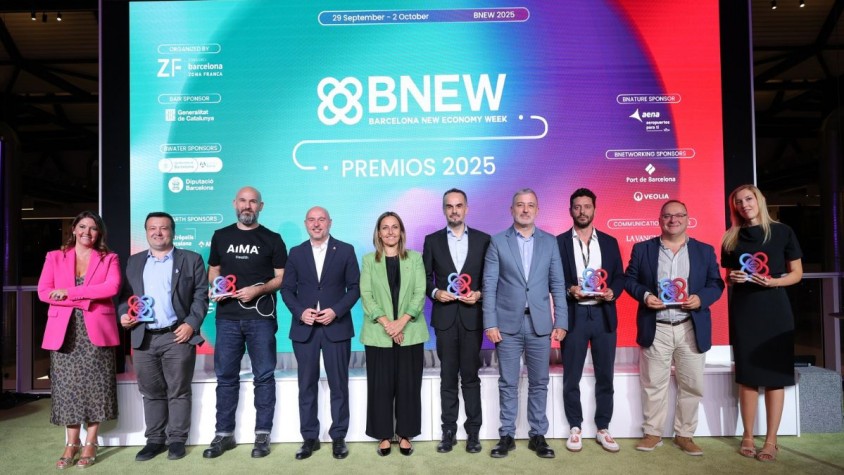 L’acte d’entrega, celebrar el 2 d’octubre a l’auditori del DFactory Barcelona va premiar sis ‘start-ups’ en sis àmbits estratègics de la nova economia