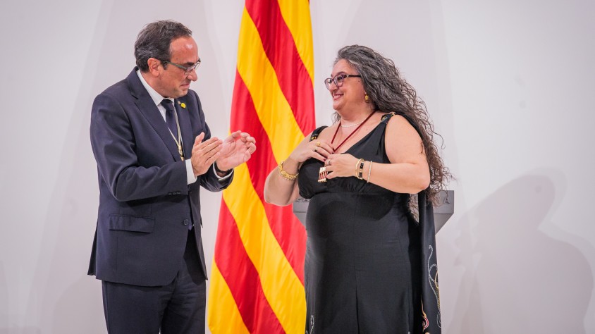 L’enginyera ha remarcat en el seu discurs el simbolisme de premiar una dona del sector de la tecnologia i ha reivindicat el paper del talent femení en el sector