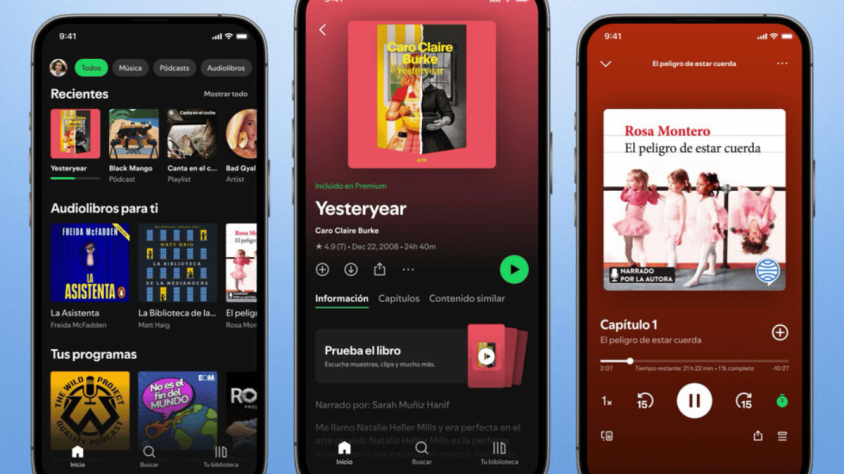 Spotify amplia el servei d'audiollibres a més de 180 mercats i ofereix als subscriptors Premium dotze hores mensuals d’escolta.