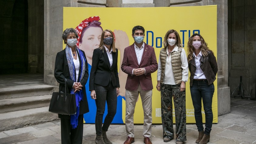 Presentació de la setena convocatòria dels Premis DonaTIC del 2021